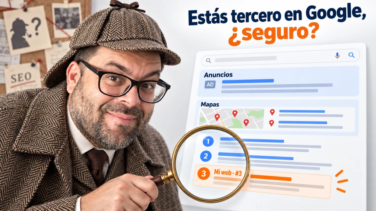 Estás tercero en Google, ¿seguro?