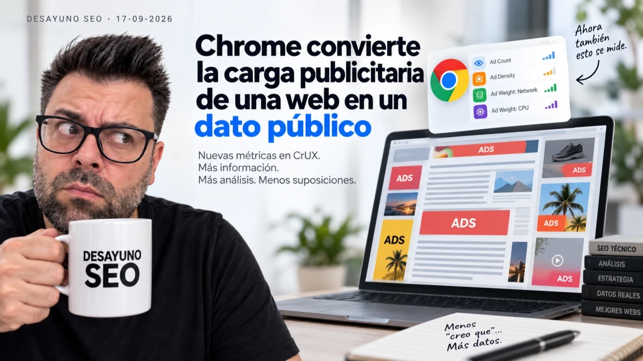 Chrome convierte la carga publicitaria de una web en un dato público